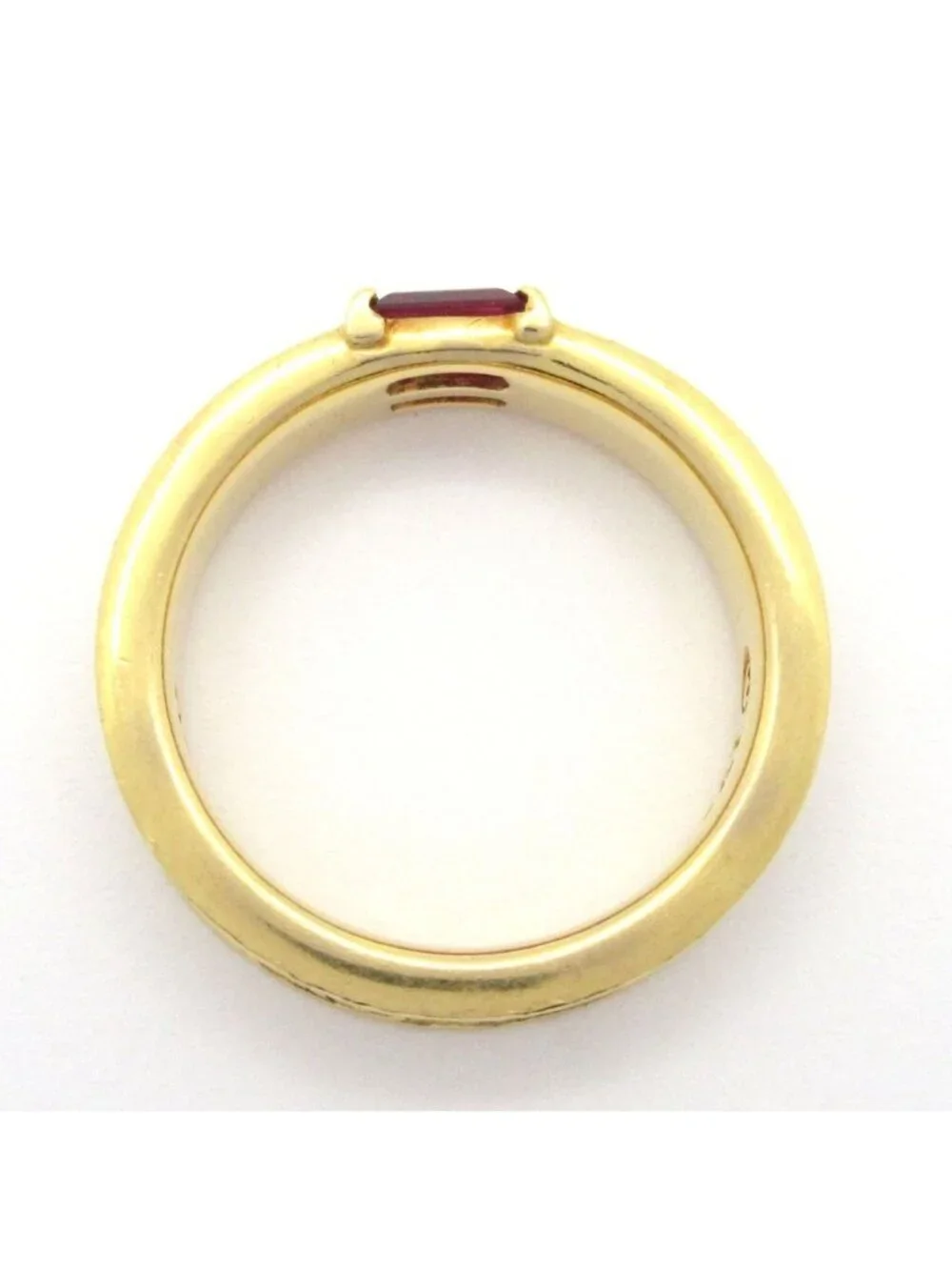 Tiffany & Co Ring Stacking 18K Yellow Gold Ruby